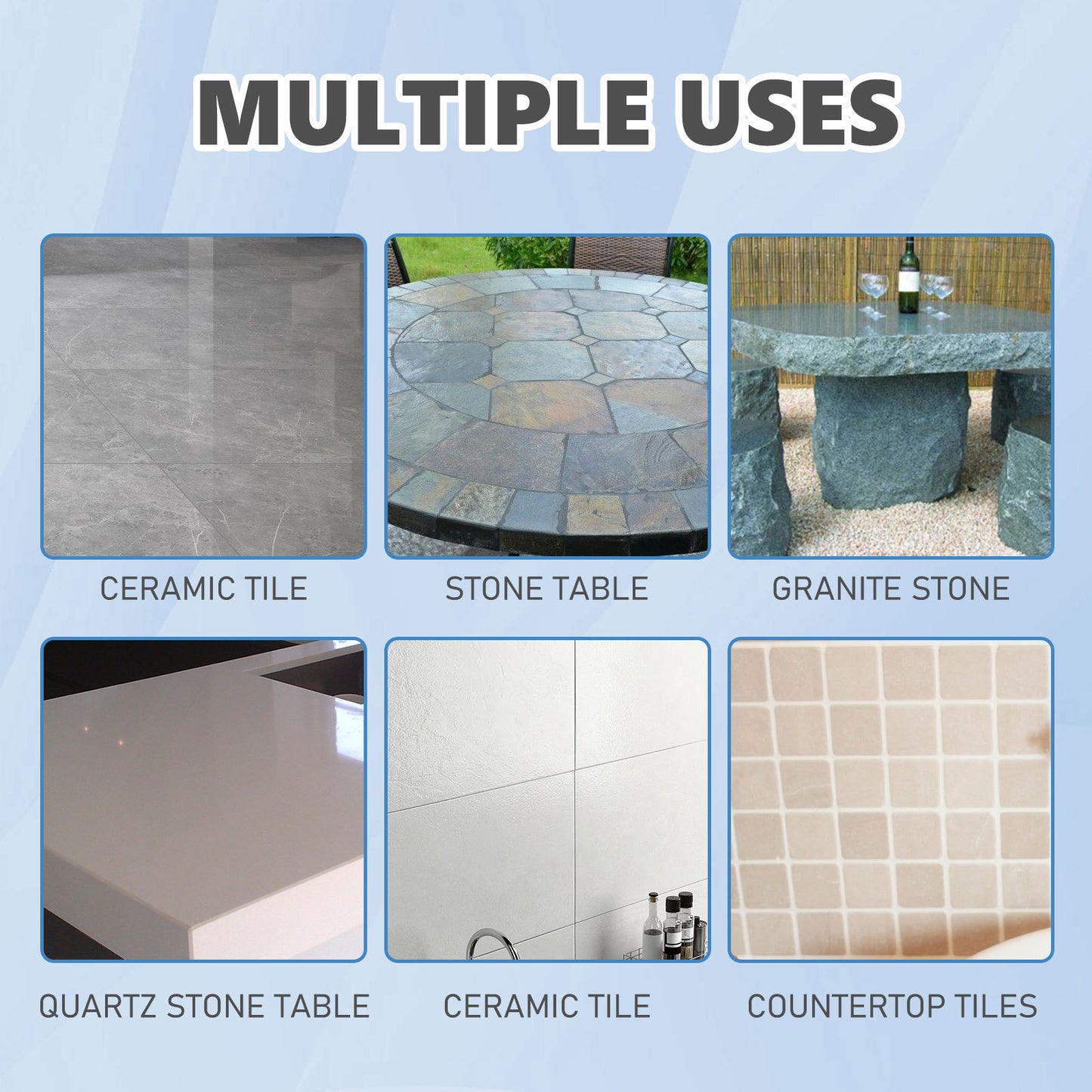Jaysuing Stone Cleaning Powder, Kitchen And Bathroom Tile Countertop Oil Stain Removal, Household Cleaning Multi-Purpose Polishing Powder