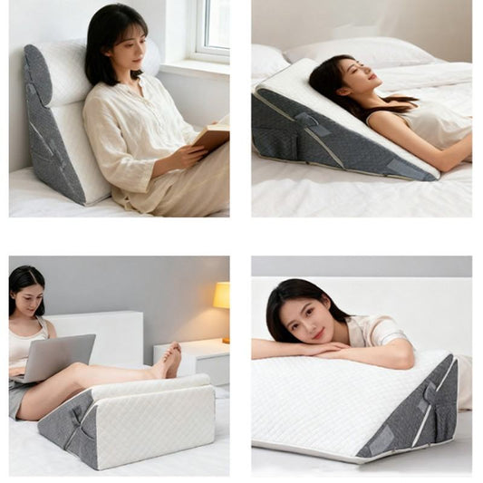 Bed Wedge Pillow Support Cushion 10 In 1 Back Support Pillow Memory Foam New