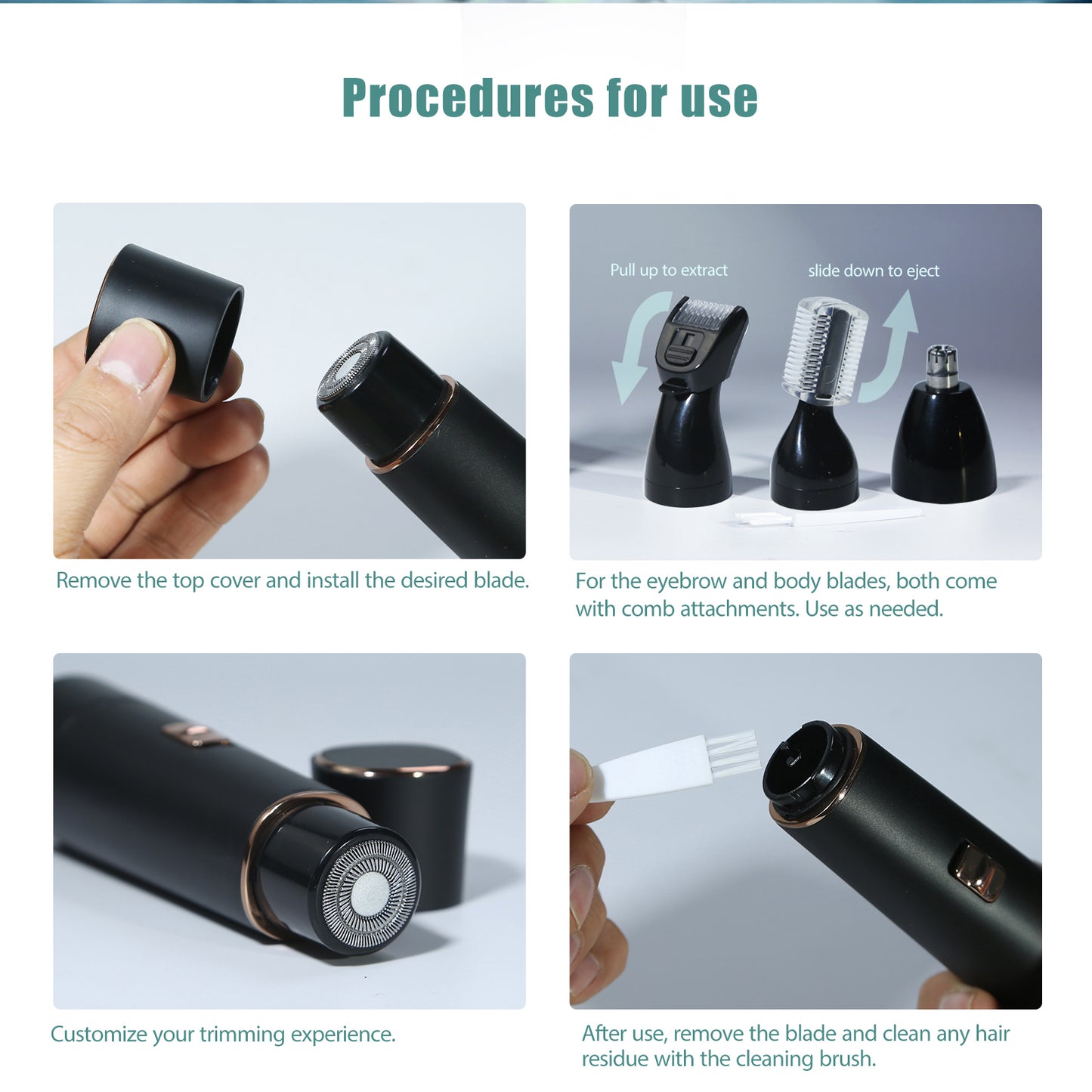 4in1 Electric Hair RemovalAliExpress, EBay, Walmart, Amazon, Etc.