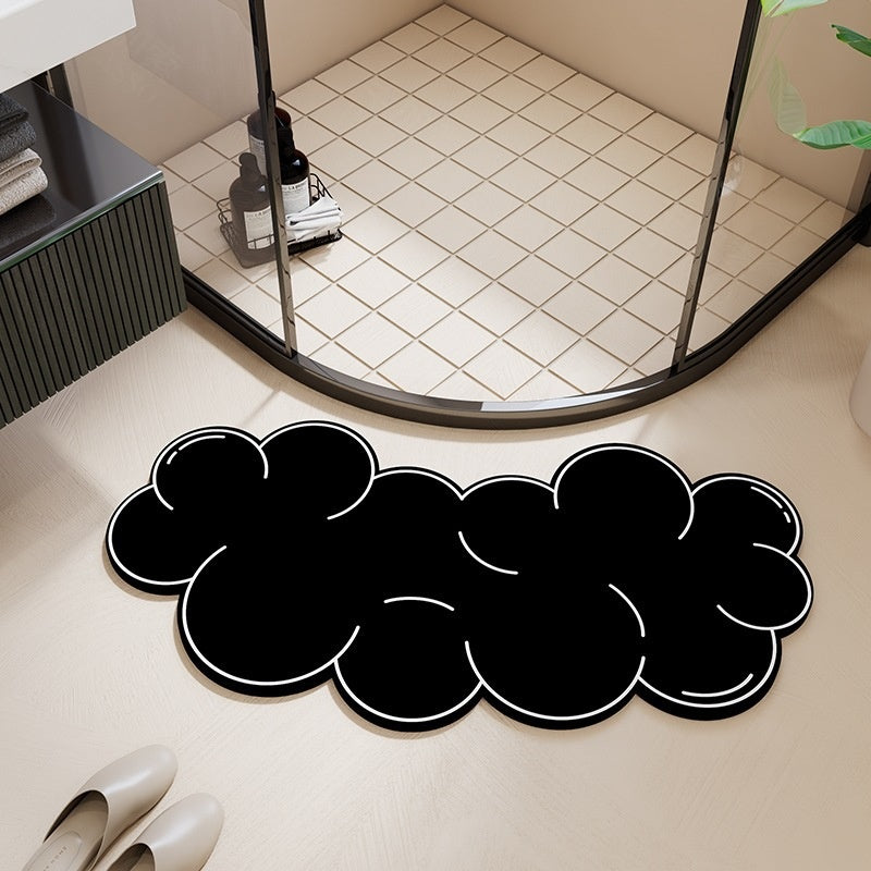 Diatomaceous Water-absorbing Bath Mat For The Toilet And Shower