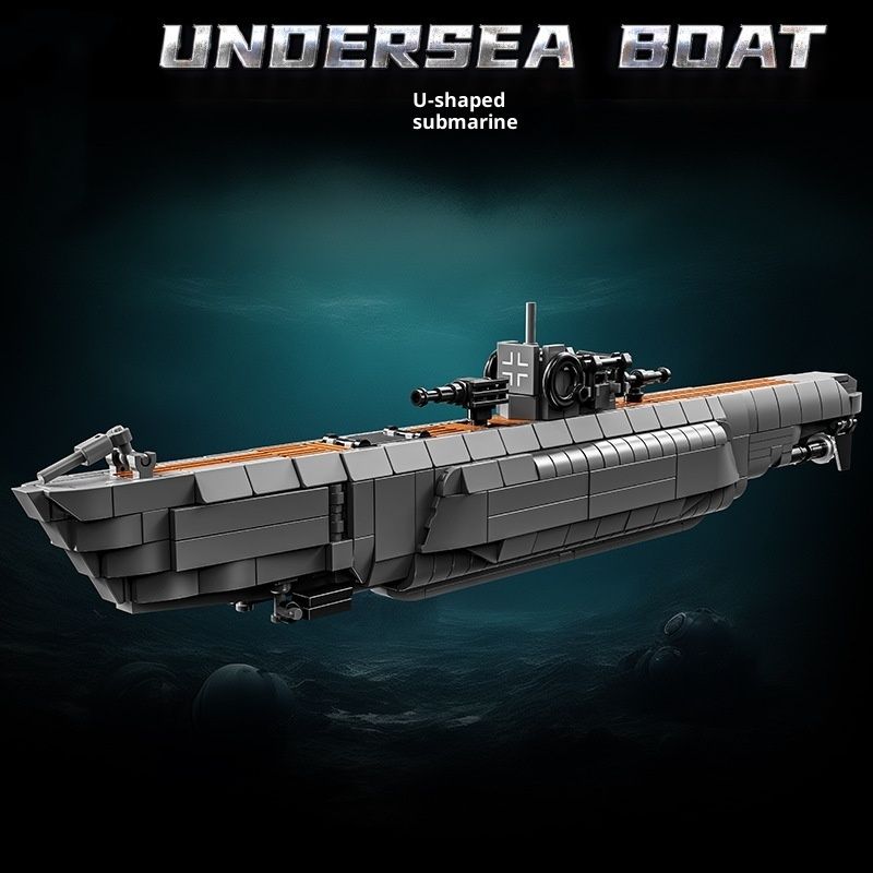 Military Submarine Building Blocks Toys