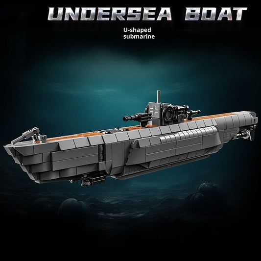 Military Submarine Building Blocks Toys