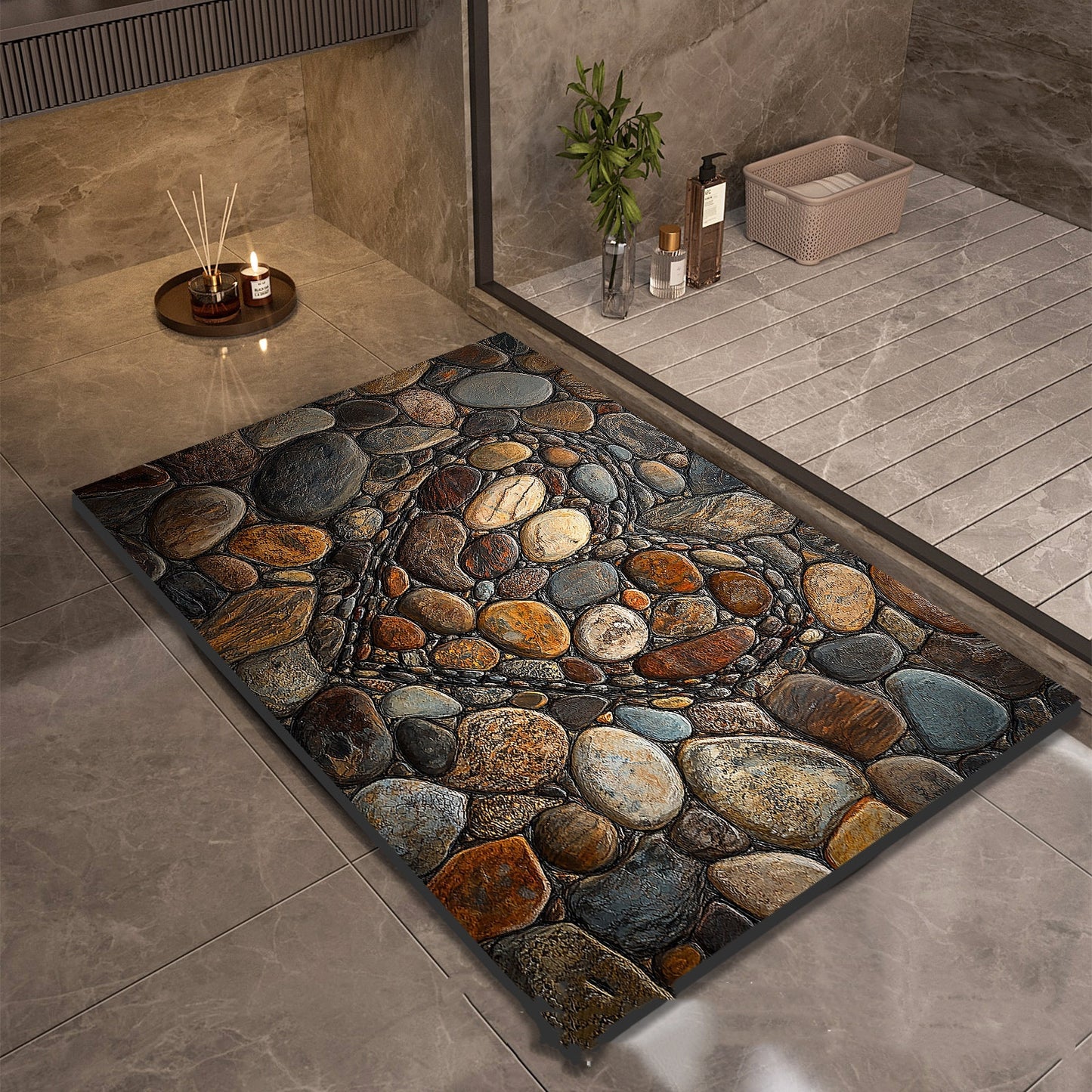 Bathroom Diatomaceous Earth Quick-drying Bath Mat