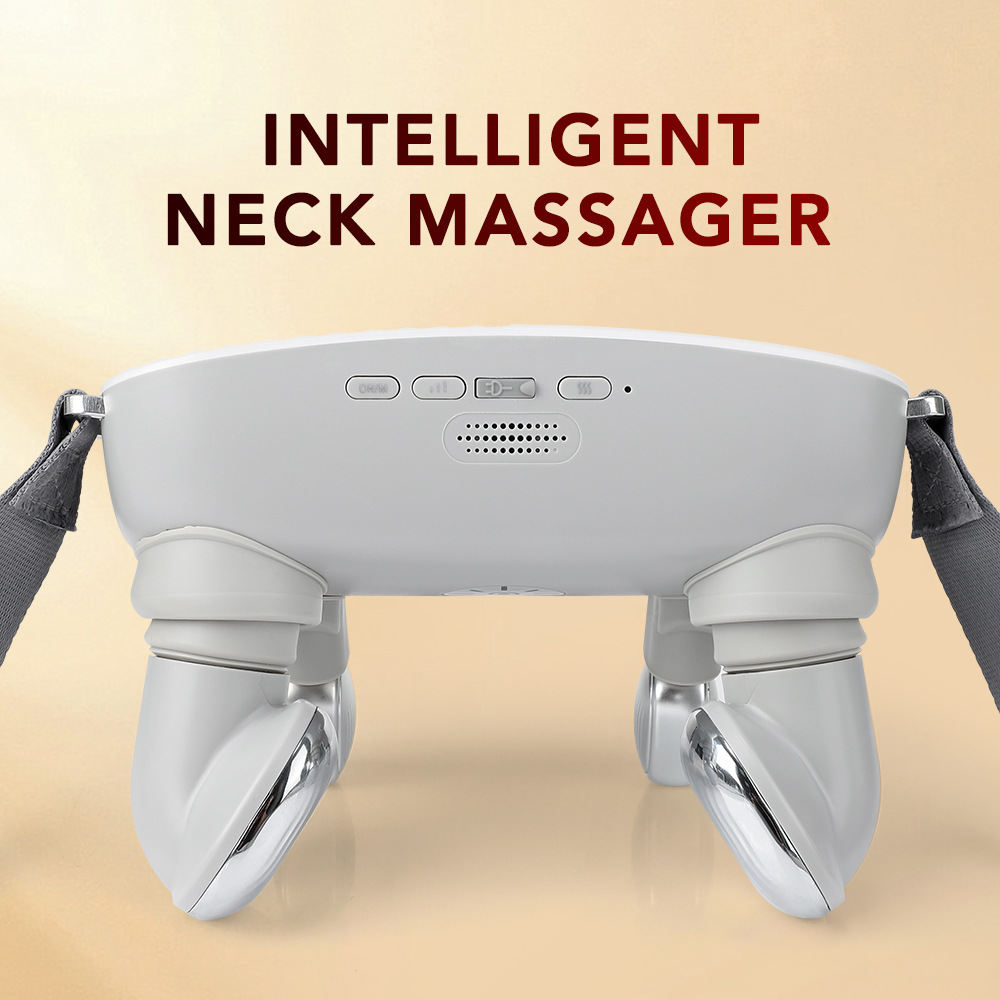 Home Intelligent Voice 3-speed Hot Compress Dredge Massage Instrument