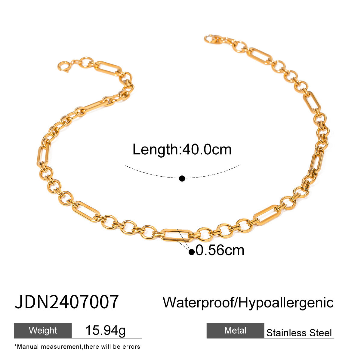Titanium Steel Pearl Necklace Accessories Female Summer