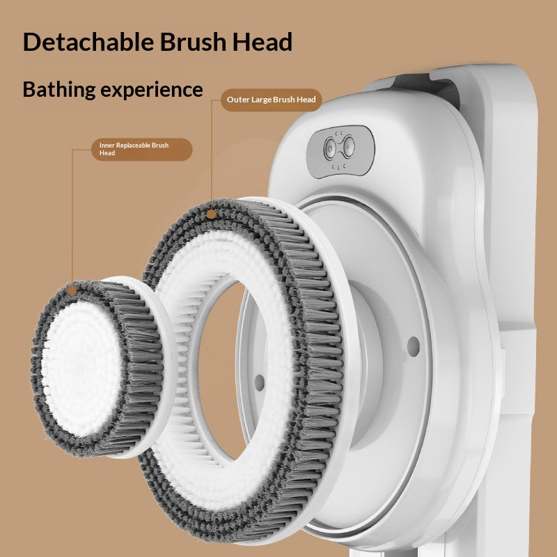 Electric Shower Scrubber Fully Automatic Body Scrubber For Back And Torso
