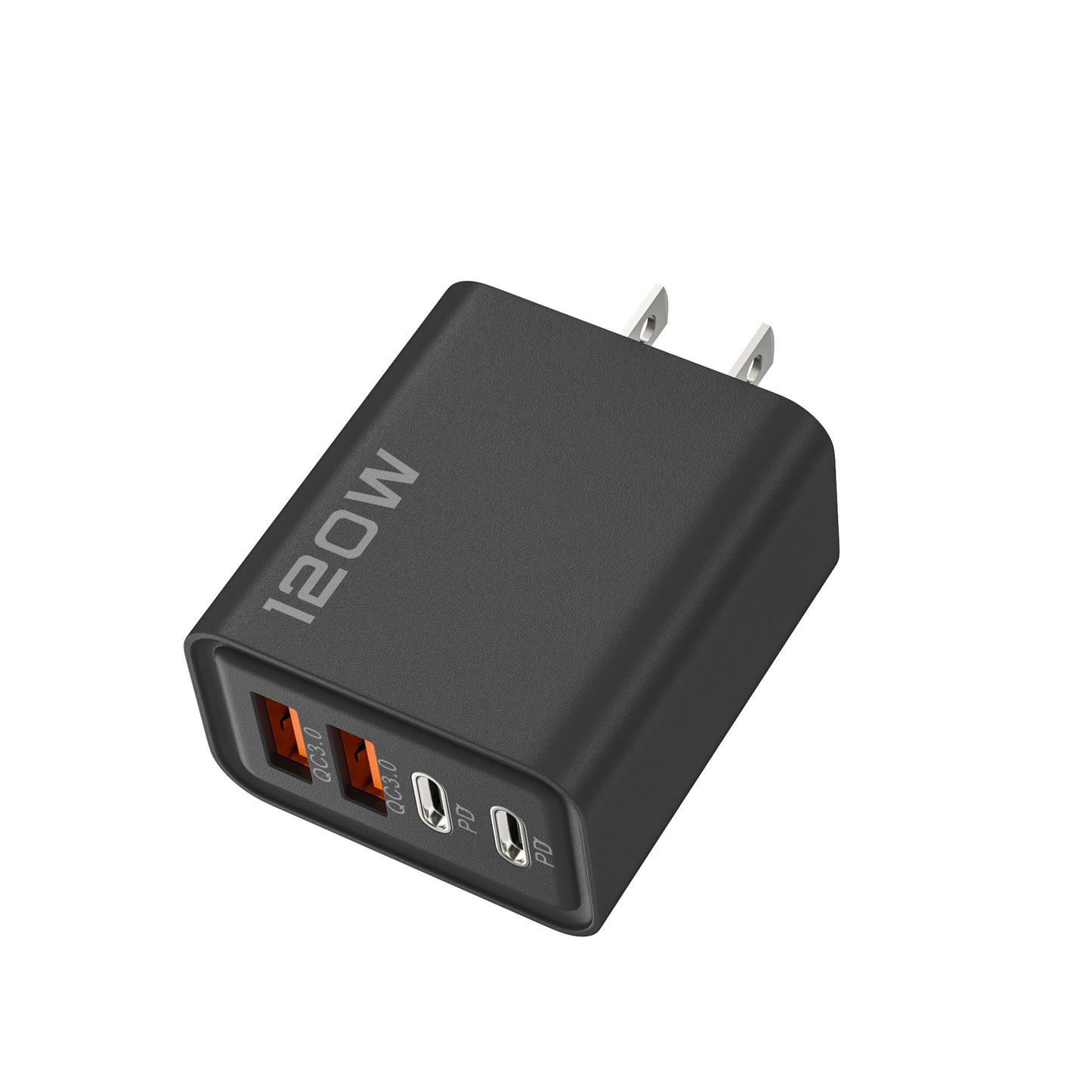 120W Dual PD  Dual USB Charger For Fast Charging