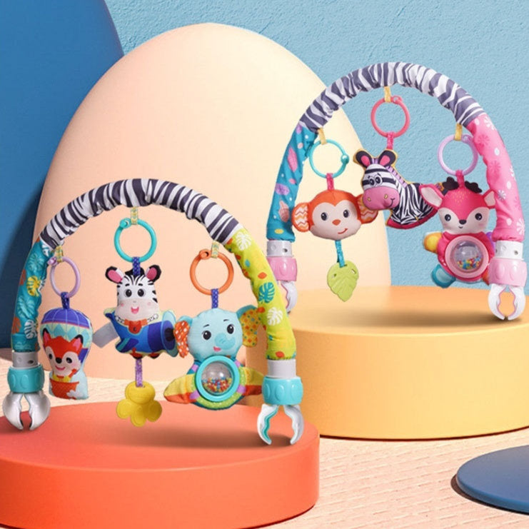 Educational Comfort Baby Car Crib Hanging Baby Toys