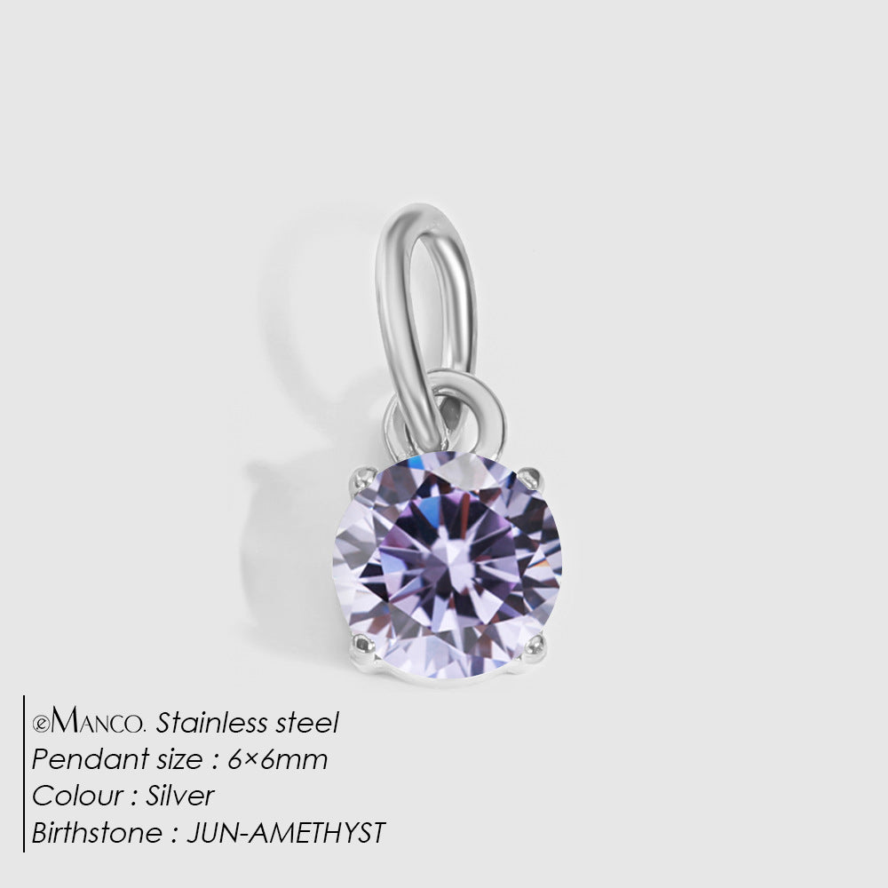 DIY Jewelry Accessories Stainless Steel Pendant Charms