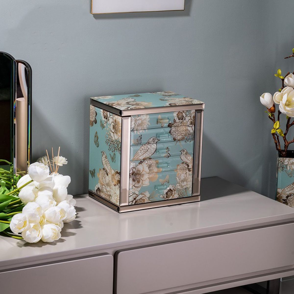 Multi-Tier Jewelry And Accessory Storage Box