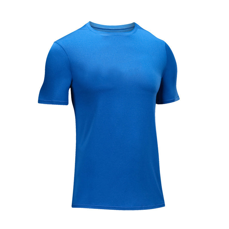 Men's Short-Sleeve T-Shirt Loose-Fit Quick-Drying Fitness Top