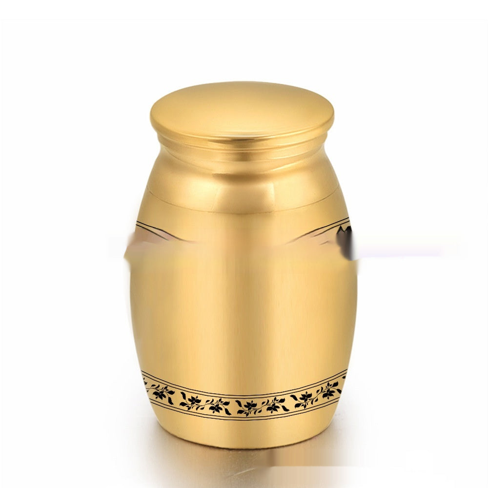 Amazon Bestseller Aluminum Alloy Memorial Pet Urn For Ashes, Keepsake Cremation Urn For Loved Ones, Funeral Supplies