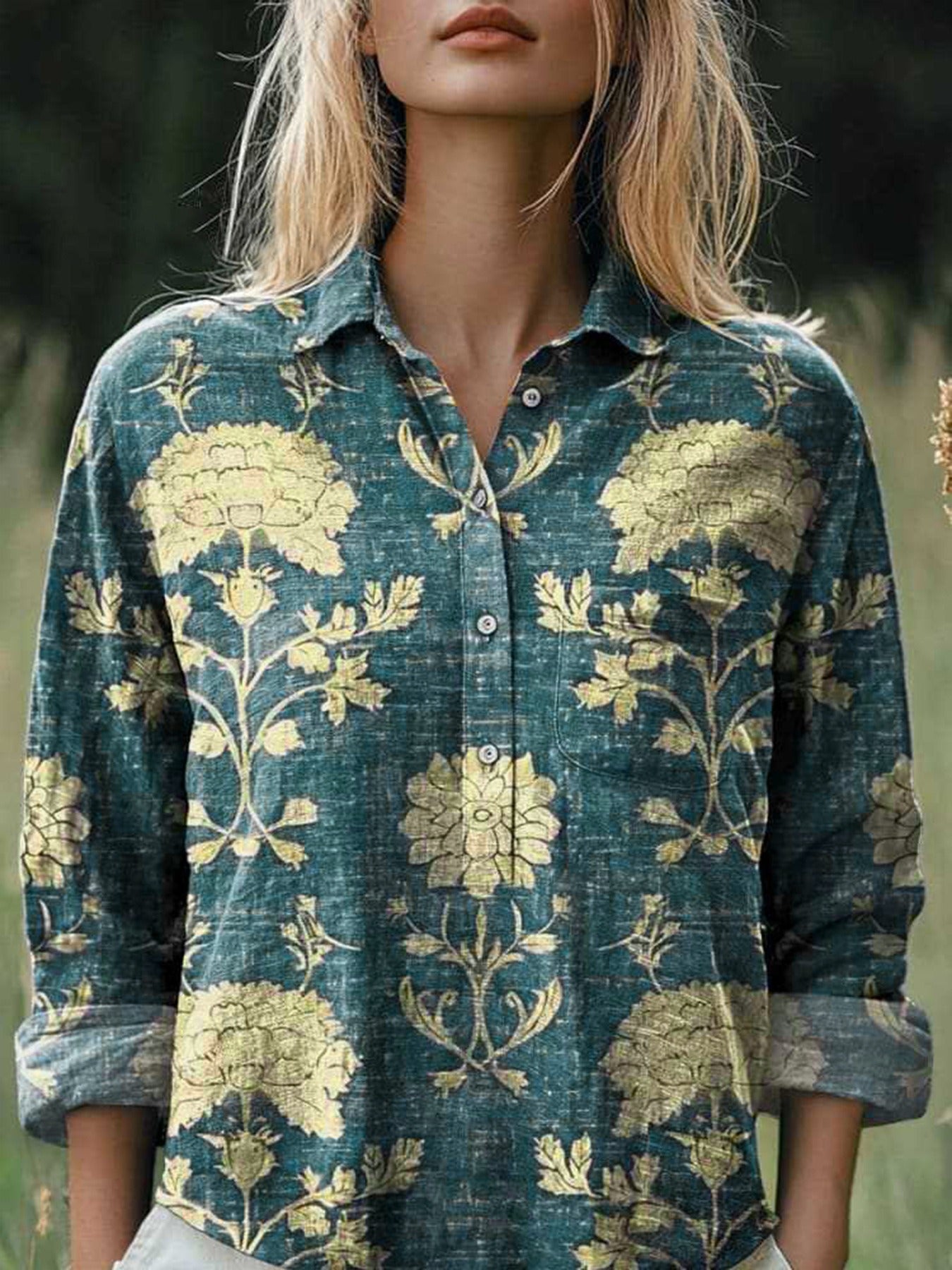 New Arrival Elegant Women's Blouse, Fashion Printed Stylish Casual Ladies Shirt