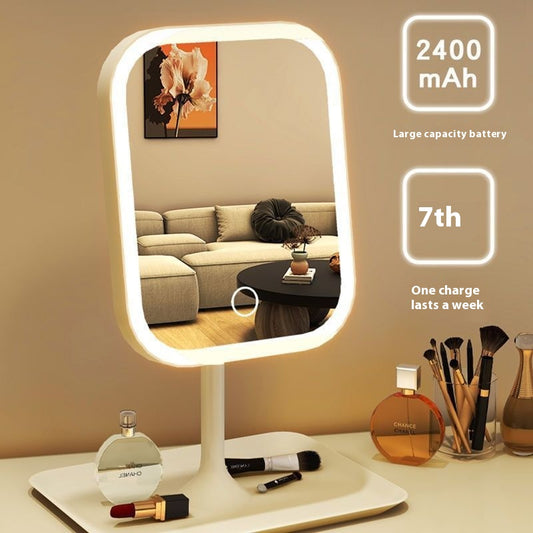 Makeup With Light Desktop Female Fill Light Small Mirror