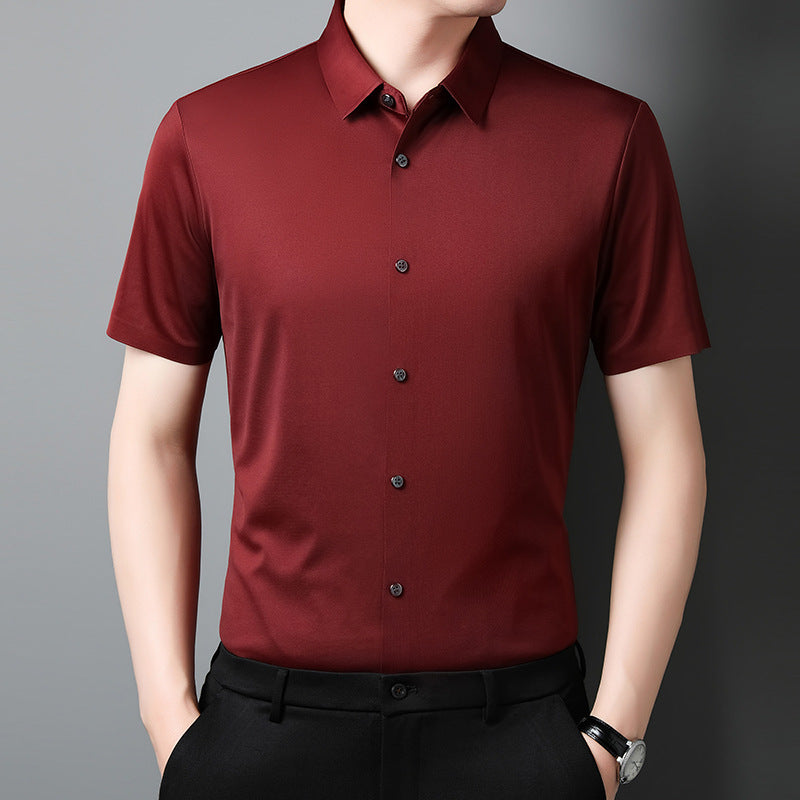 Fashion Casual Short-sleeved Shirt Men