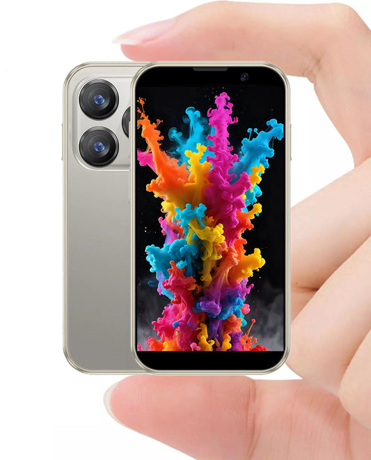 Mini Phone Unlocked World's Smallest 3.0in HD Touch Screen Mini Smartphone Android 8.1Compact Mobile Phone For Kids &Students Cell Phone Wih Quad-Core Dual SIM Face LD2GB-16GB