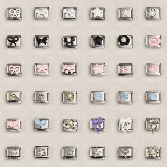Italian Stainless Steel Modular Bracelet Accessories