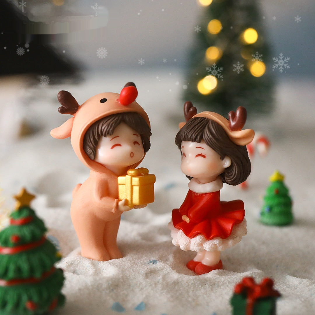 Couple Doll Hand-made Gift Decorations Accessories Desktop Small Ornaments