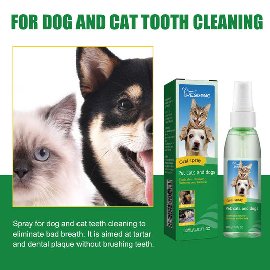 Pet Teeth Deodorant Spray Deodorant Oral Cleaning
