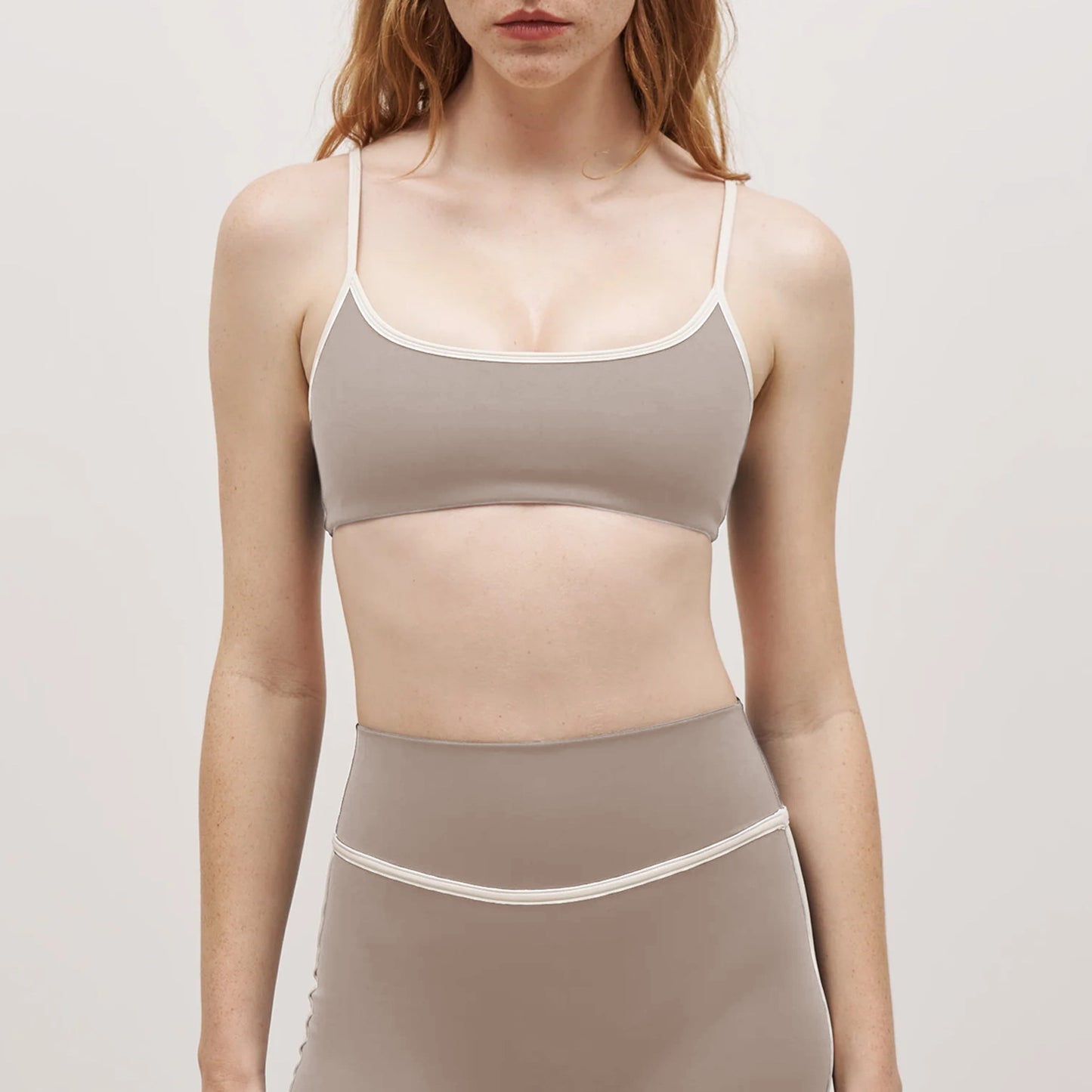 Nude Feel Sports Underwear With Chest Pad Yoga Beauty Back Bra