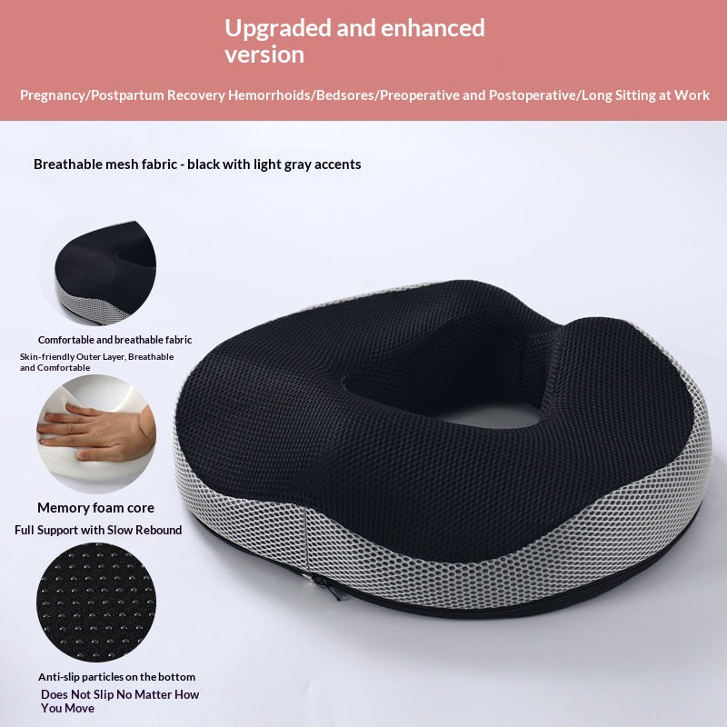 Office Seat Cushion Long-lasting Comfort For Extended Sitting, Breathable Summer Chair Butt Pad