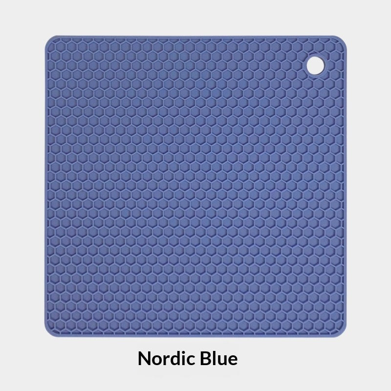 Insulated Silicone Honeycomb Mat Square Kitchen Placemat