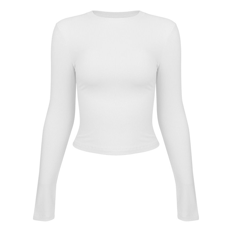 Yoga Women's Sport Long Sleeves Slim Fit Thin Fitness Clothes
