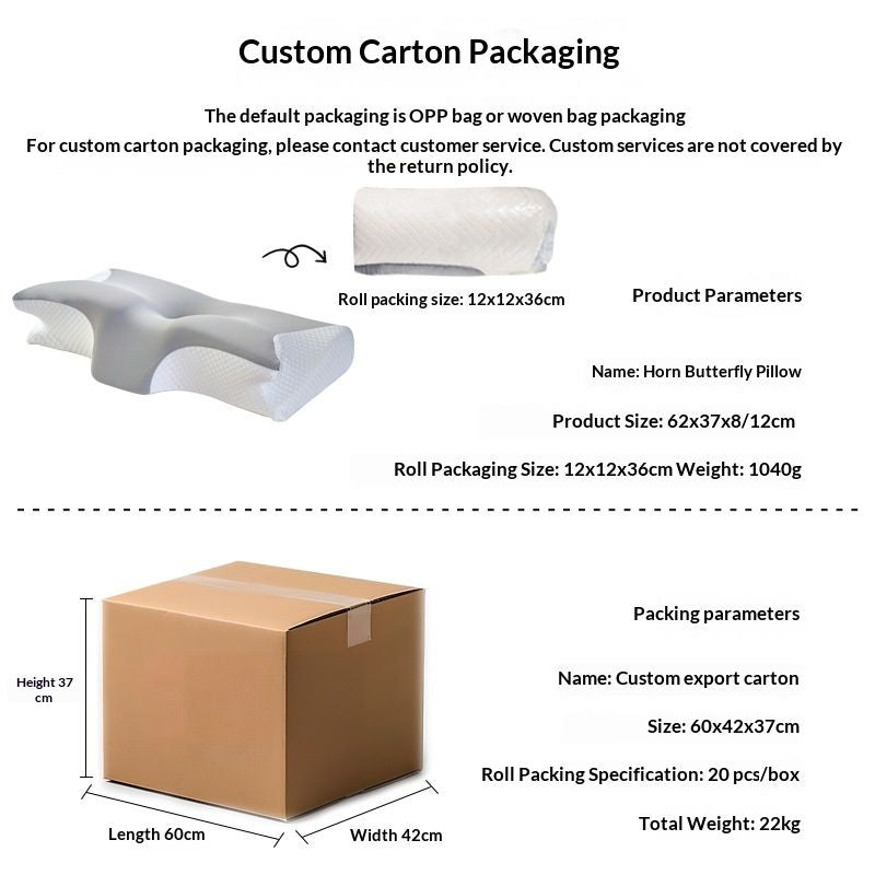 Memory Foam Pillow With Slow Recovery For Home Use