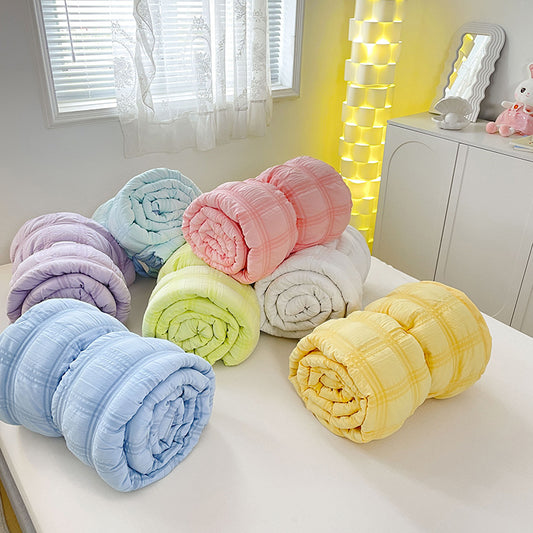 Seersucker Summer Cooling Air Conditioning Bed Summer Quilt