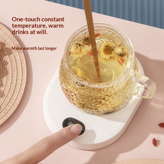 Smart Thermostatic Heating Coaster With Automatic Temperature Adjustment