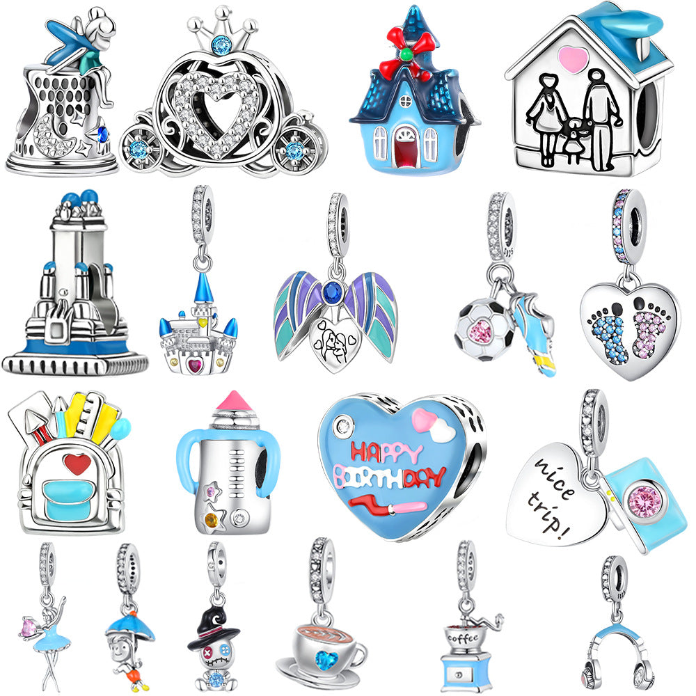 Elf Castle DIY Silver-Plated Beaded Jewelry Accessories