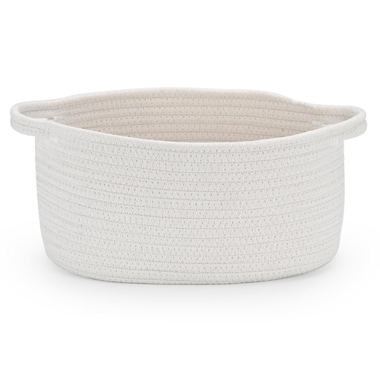 Cotton Rope Basket Empty DIY Gift Basket For Burr  Great For Baby Shower Birthday Decor Cute Decorative Storage