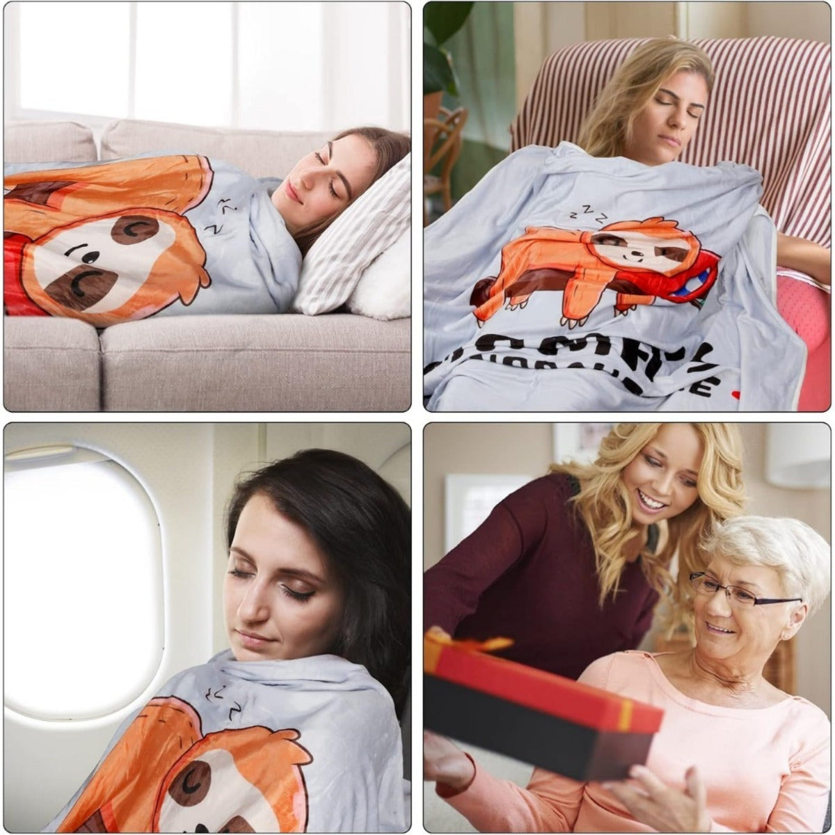 Mom’s Cozy Blanket, Fluffy Blanket For Moms, Soft For Relaxation, Cozy Warm Sofa Blanket For Mothers, Gift For Mom For Christmas Or Birthday, Cozy Bedspread For Living Room Or Bedroom