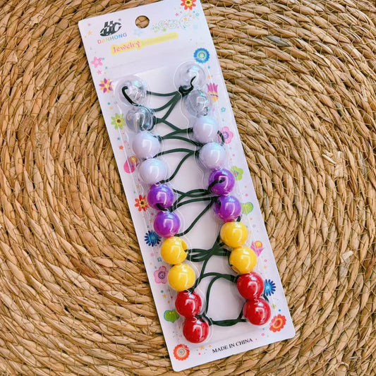 Blister-packed Colorful Children's Letter Hair Clipshairsticks