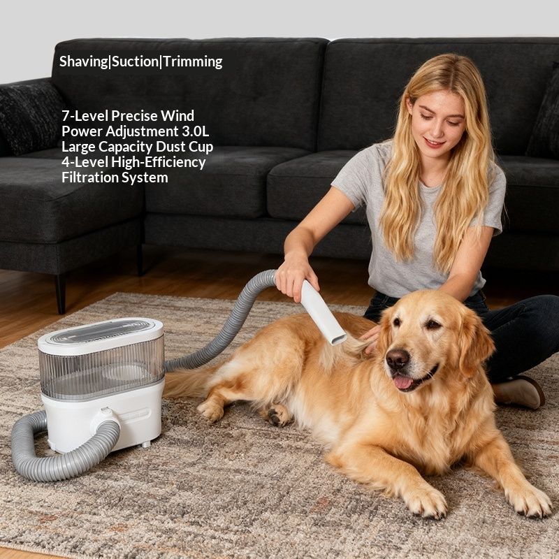 Multi-Function Hair Suction Grooming Tool For Cats And Dogs