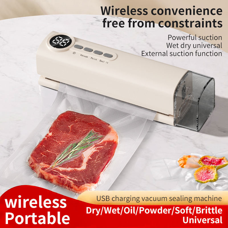 Cross-border Wireless Fully Automatic Household Food Sealer