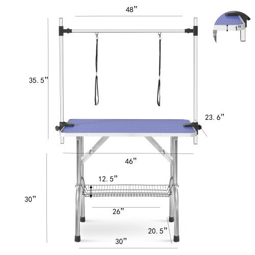 Large 46 Inch Pet Dog And Cat Grooming Table