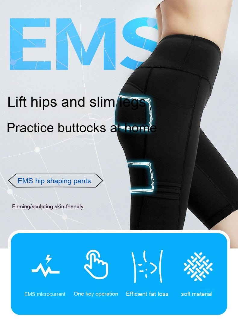 Micro-current Fitness Pants Hip Lifting Fitness Clothes Hip Beauty Instrument Yoga Pants