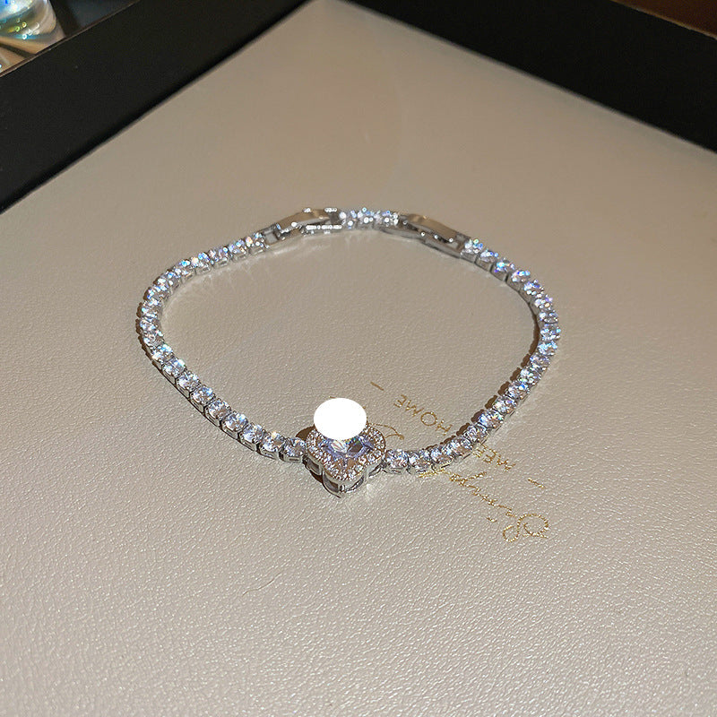 18K Real Gold Plated Zirconia Geometric Bracelet Circle Square Floral Bangle Exquisite Chic Retro Fashion Hand Jewelry