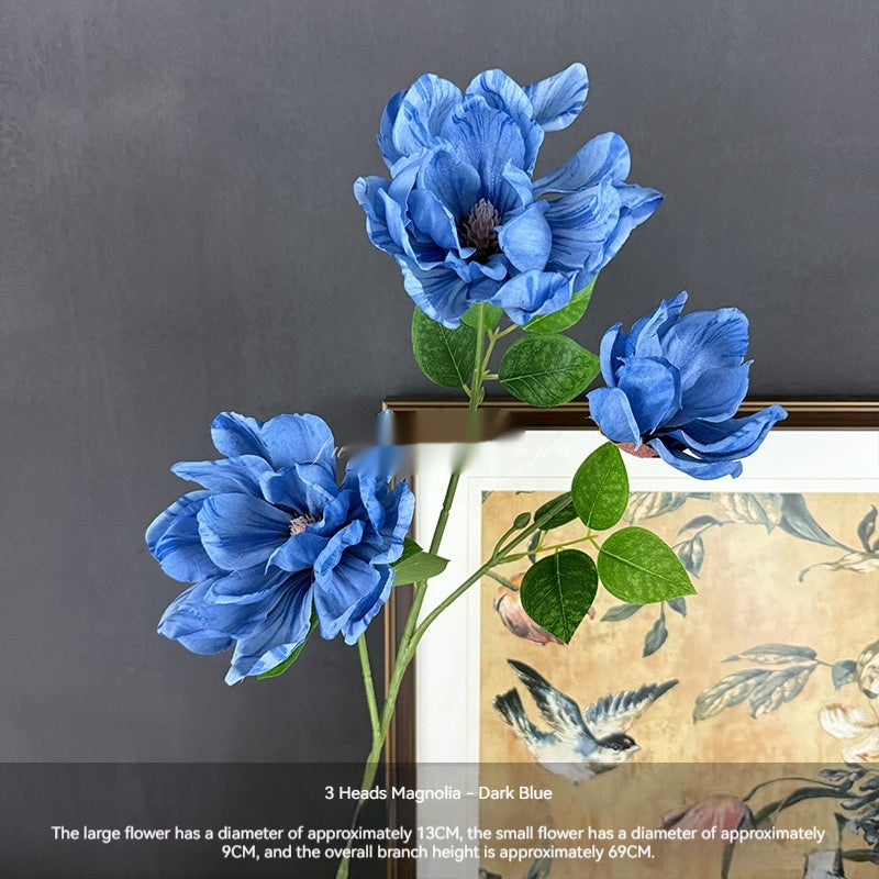Artificial Magnolia Flowers For Home And Shop Window Wedding Decorations
