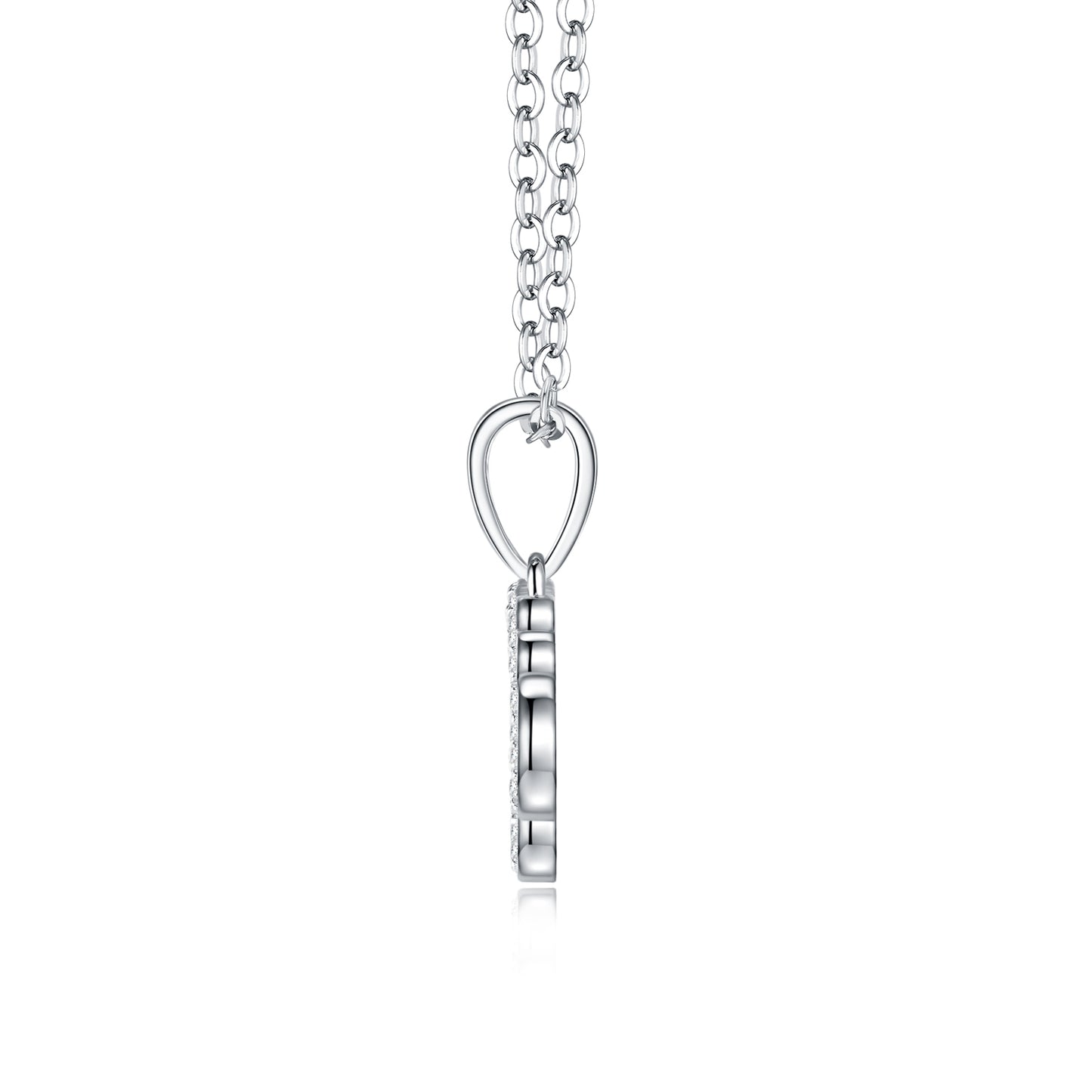 S925 Sterling Silver Zodiac Necklace For Women  D Color VVS1 Moissanite Libra Pendant, 3.8g Platinum Plated Astrology Jewelry With GRA Certificate, Perfect Birthday & Anniversary Gift Box Set For Her