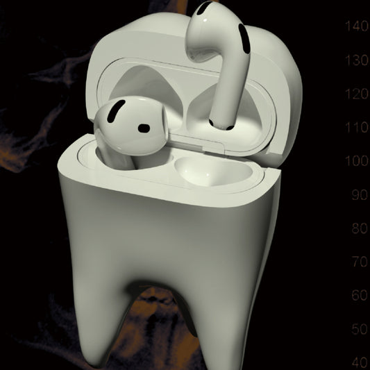 Tooth-shaped Earphone Case Creative Gift