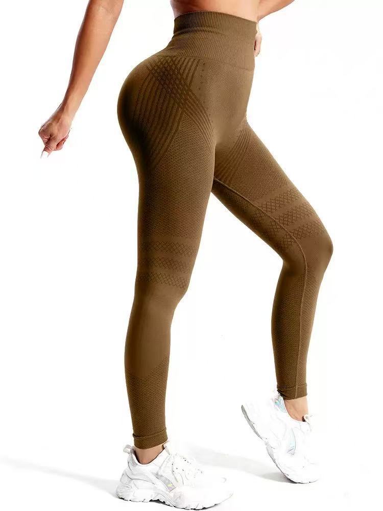 European And American Cross-Border Seamless High-Waist Butt-Lifting Fitness Pants