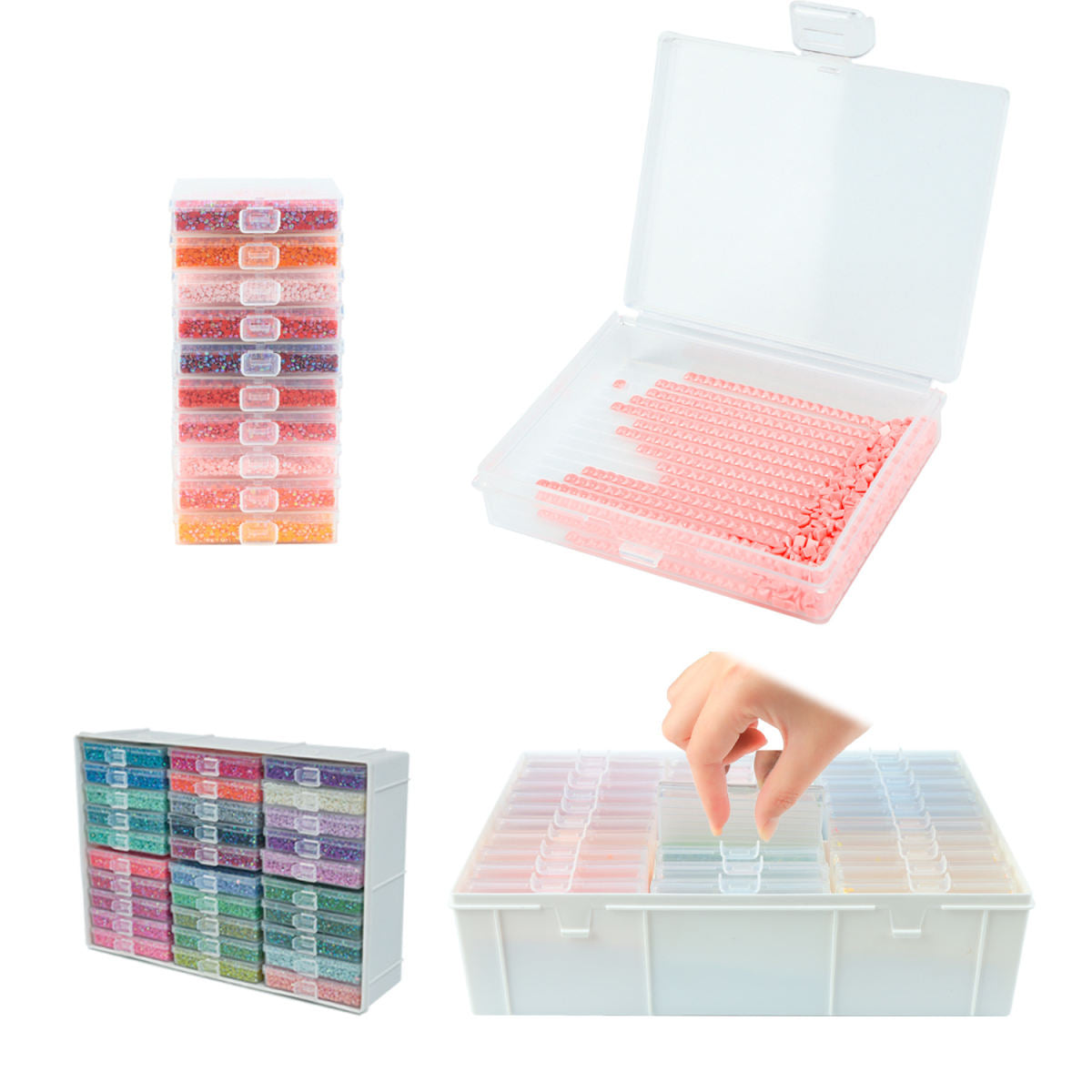 Diamond Painting Drill Boxes Drill Trays And Tools