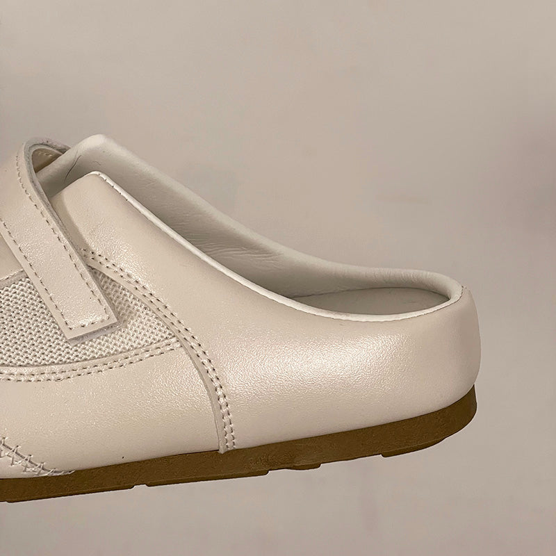 2026 New Spring Summer Women Lightweight Low Cut Shoes, Round Toe Velcro Mesh Sport Casual Sneakers, Foot Slimming Design