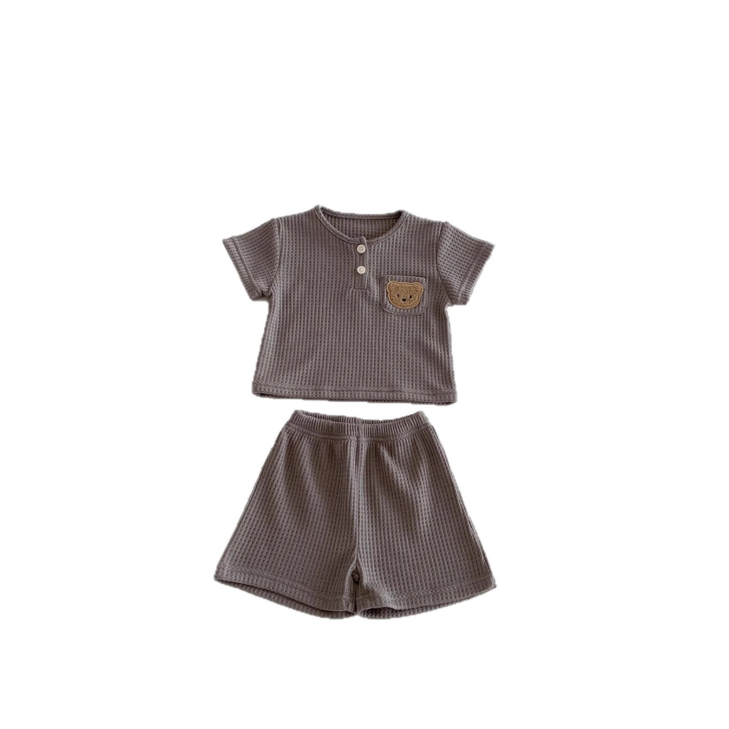 Korean-style Short-sleeve Clothes For Boys And Girls In Summer