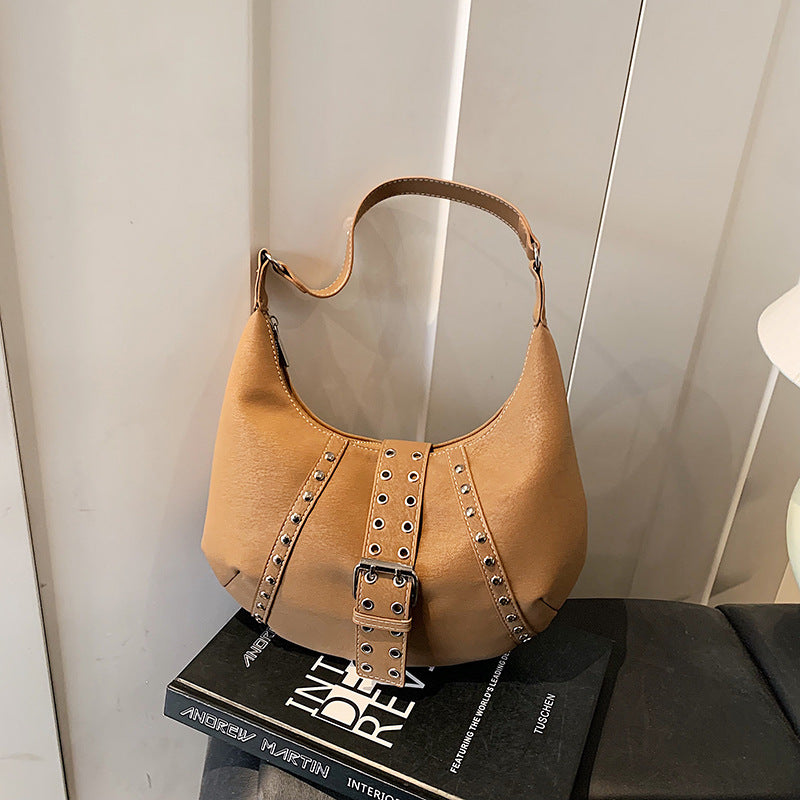 Office Worker Commute Fashion Shoulder Under-Arm Crossbody Dumpling Bag