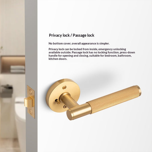 Keyless Door Handle For Home Bathrooms
