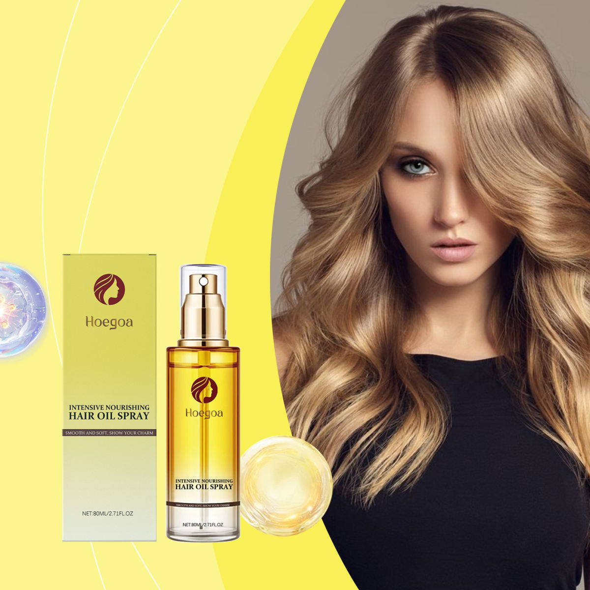Soft Nourishing Hair Moisturizing Improving Dry Care Spray