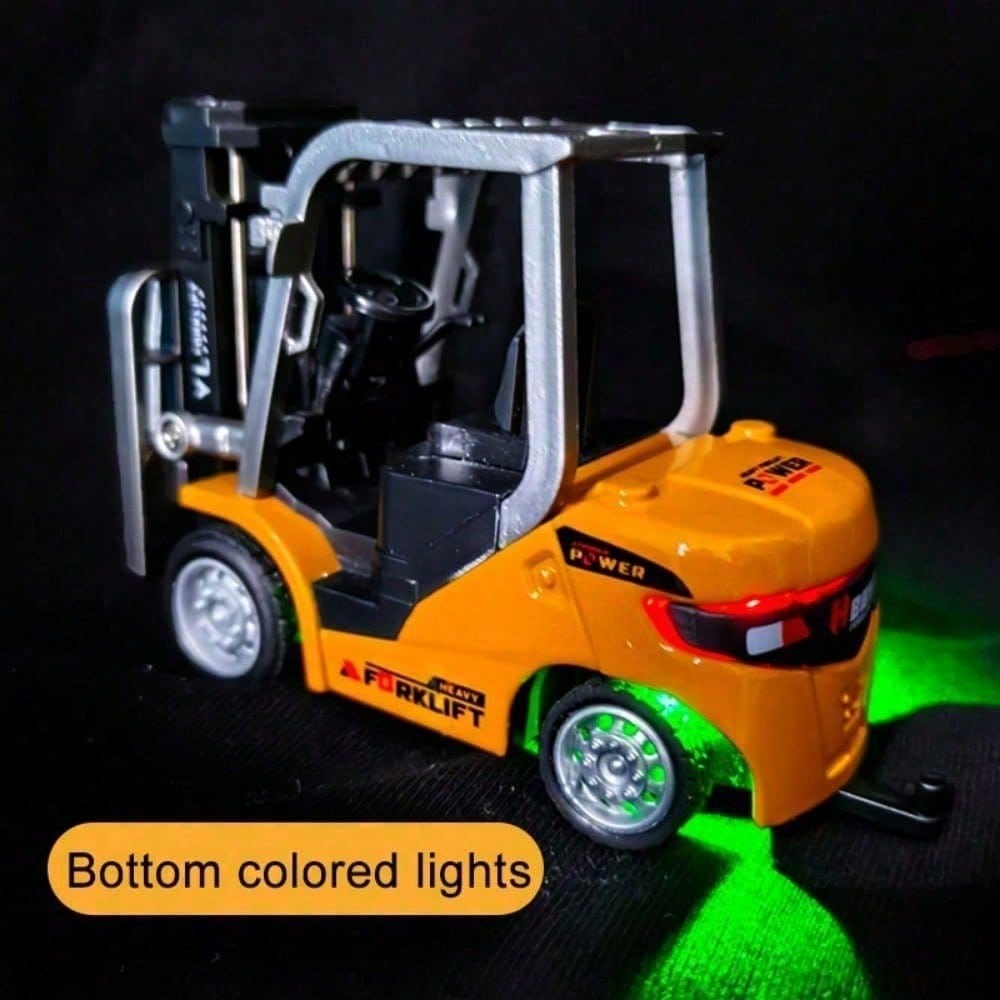 App Controlled RC Construction Truck Mini Alloy Forklift Toy With Realistic Lift System, Perfect Christmas Gift For Boys & Adults, Boy Toys, Party Favors For Kids, Kids Party Favors, Toys For Boy
